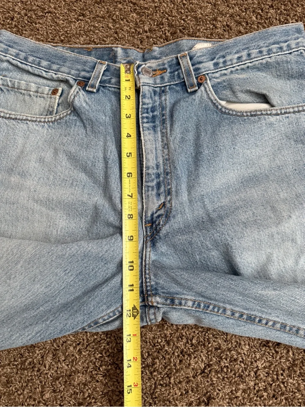 Levi's 550 Relaxed Fit Vintage 90s USA Made Light Wash Jeans Men's Size 34x30